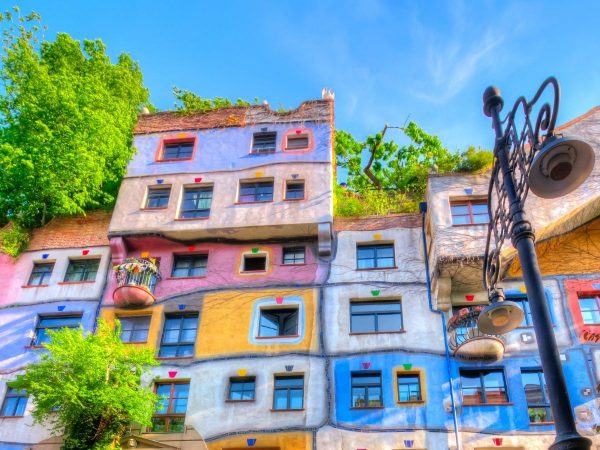 Βιέννη: φωτογραφία από την γειτονιά του Hundertwasserhaus